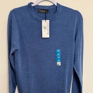 Primark Men's Classic Blue Crewneck Sweater